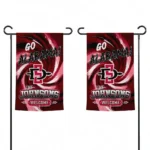 San Diego State Aztecs Garden Flag Custom Swirl Vortex Red Best Selling