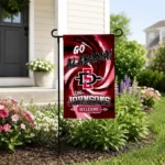 San Diego State Aztecs Garden Flag Custom Swirl Vortex Red Best Selling