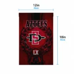 San Diego State Aztecs Garden Flag Customized Laurel Wreath Red Best Selling