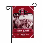 San Diego State Aztecs Garden Flag - Customized Photo Frame Red