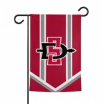 San Diego State Aztecs Garden Flag Personalized Chevron Stripes Red Best Selling