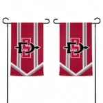 San Diego State Aztecs Garden Flag Personalized Chevron Stripes Red Best Selling