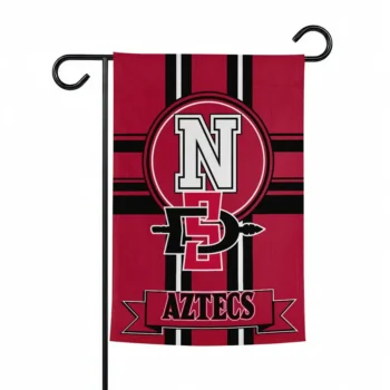 San Diego State Aztecs Garden Flag Personalized Circle Medallion Red Best Selling