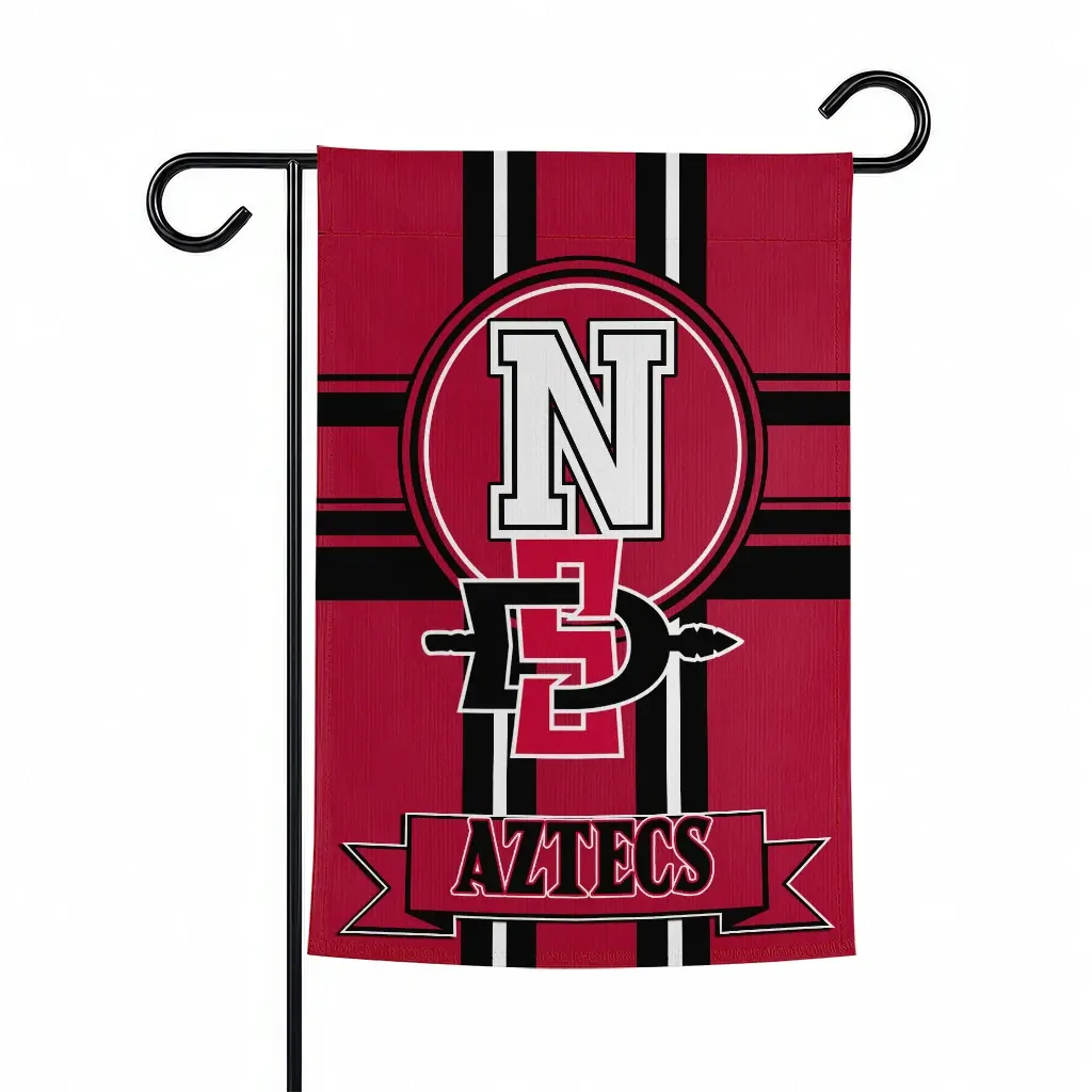 San Diego State Aztecs Garden Flag Personalized Circle Medallion Red Best Selling San Diego State Aztecs Garden Flag Personalized Circle Medallion Red Best Selling