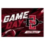 San Diego State Aztecs House Flag Custom Action Streaks Red Best Selling