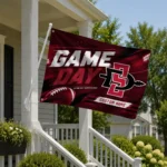 San Diego State Aztecs House Flag Custom Action Streaks Red Best Selling