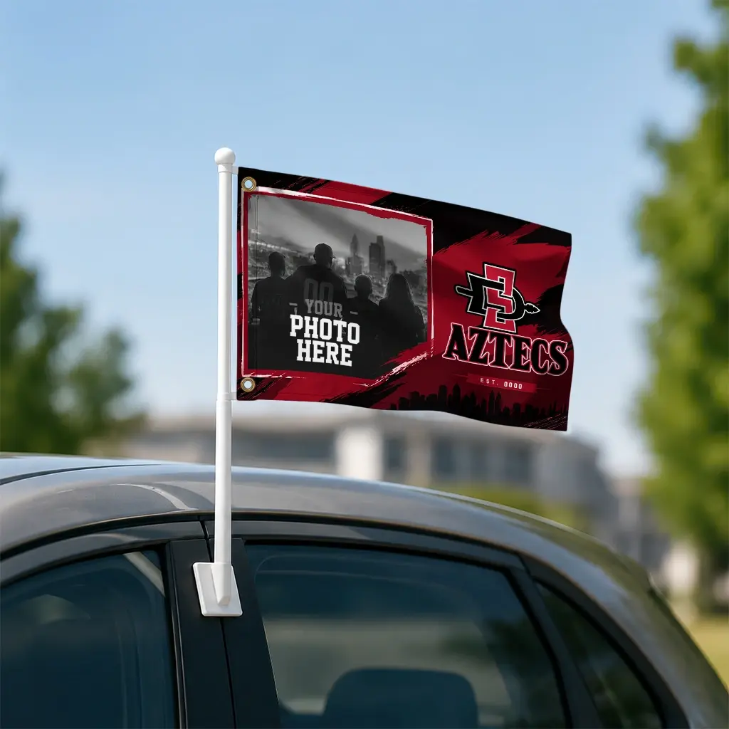 San Diego State Aztecs House Flag Customized Framed Photo Red Black Latest Model San Diego State Aztecs House Flag Customized Framed Photo Red Black Latest Model