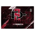 San Diego State Aztecs House Flag Customized Speed Slashes Red Best Selling