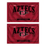 San Diego State Aztecs House Flag Personalized Ornate Border Red Best Selling