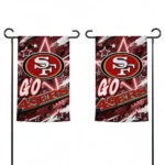 San Francisco 49ers Garden Flag Custom Glowing Star Red Best Selling