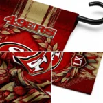 San Francisco 49ers Garden Flag Customized Laurel Wreath Red Best Selling