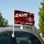 San Francisco 49ers House Flag Custom Action Streaks Red Best Selling