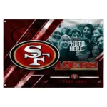San Francisco 49ers House Flag Custom Diagonal Stripes Red Best Selling