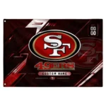 San Francisco 49ers House Flag Customized Speed Slashes Red Best Selling