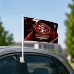 San Francisco 49ers House Flag Customized Speed Slashes Red Best Selling