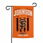 San Francisco Giants Garden Flag Custom Distressed Stripes Orange Best Selling