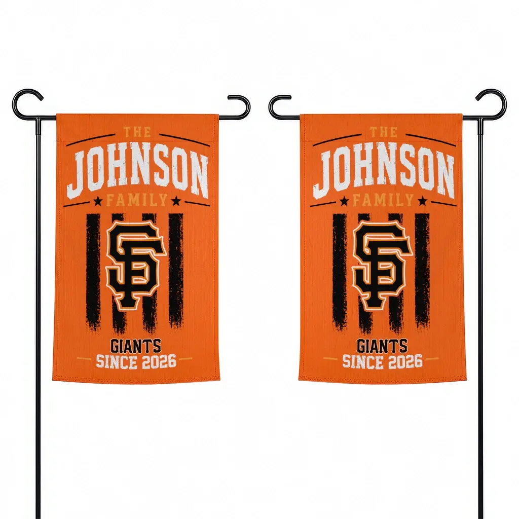 San Francisco Giants Garden Flag Custom Distressed Stripes Orange Fashion Forward San Francisco Giants Garden Flag Custom Distressed Stripes Orange Fashion Forward