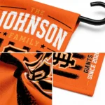 San Francisco Giants Garden Flag Custom Distressed Stripes Orange Best Selling