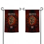 San Francisco Giants Garden Flag Custom Laurel Wreath Orange Best Selling
