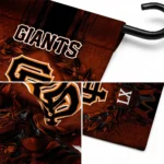 San Francisco Giants Garden Flag Custom Laurel Wreath Orange Best Selling