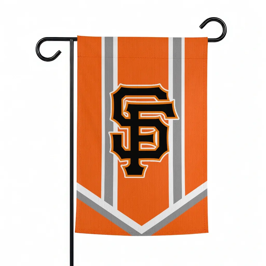 San Francisco Giants Garden Flag Customized Chevron Stripes Orange Best Selling San Francisco Giants Garden Flag Customized Chevron Stripes Orange Best Selling