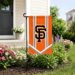 San Francisco Giants Garden Flag Customized Chevron Stripes Orange Best Selling