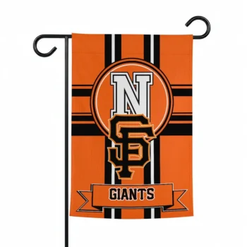 San Francisco Giants Garden Flag Customized Circle Medallion Orange Best Selling