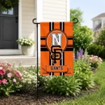 San Francisco Giants Garden Flag Customized Circle Medallion Orange Best Selling