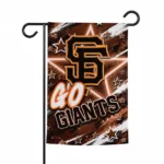 San Francisco Giants Garden Flag Personalized Glowing Star Orange Best Selling