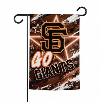 San Francisco Giants Garden Flag Personalized Glowing Star Orange Best Selling