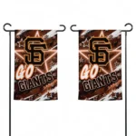 San Francisco Giants Garden Flag Personalized Glowing Star Orange Best Selling