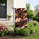 San Francisco Giants Garden Flag Personalized Glowing Star Orange Best Selling
