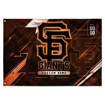 San Francisco Giants House Flag Custom Speed Slashes Orange Best Selling