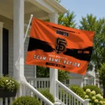 San Francisco Giants House Flag Customized Brushed Streaks Orange Best Selling