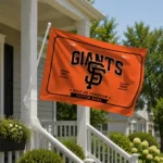 San Francisco Giants House Flag Customized Ornate Border Orange Best Selling