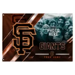 San Francisco Giants House Flag Personalized Diagonal Stripes Orange Best Selling