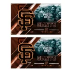 San Francisco Giants House Flag Personalized Diagonal Stripes Orange Best Selling