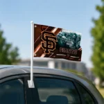 San Francisco Giants House Flag Personalized Diagonal Stripes Orange Best Selling
