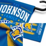 San Jose State Spartans Garden Flag Custom Distressed Stripes Blue Best Selling