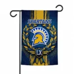 San Jose State Spartans Garden Flag Custom Laurel Wreath Blue Best Selling