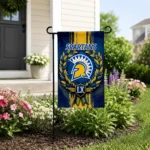 San Jose State Spartans Garden Flag Custom Laurel Wreath Blue Best Selling