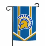 San Jose State Spartans Garden Flag Customized Chevron Stripes Blue Best Selling