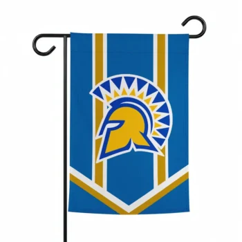 San Jose State Spartans Garden Flag Customized Chevron Stripes Blue Best Selling