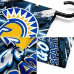 San Jose State Spartans Garden Flag Personalized Glowing Star Blue Best Selling