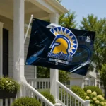 San Jose State Spartans House Flag Custom Speed Slashes Blue Best Selling