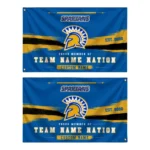 San Jose State Spartans House Flag Customized Brushed Streaks Blue Best Selling