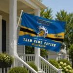 San Jose State Spartans House Flag Customized Brushed Streaks Blue Best Selling