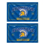 San Jose State Spartans House Flag Customized Ornate Border Blue Best Selling