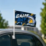 San Jose State Spartans House Flag Personalized Action Streaks Blue Best Selling