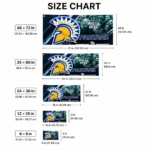 San Jose State Spartans House Flag Personalized Diagonal Stripes Blue Best Selling